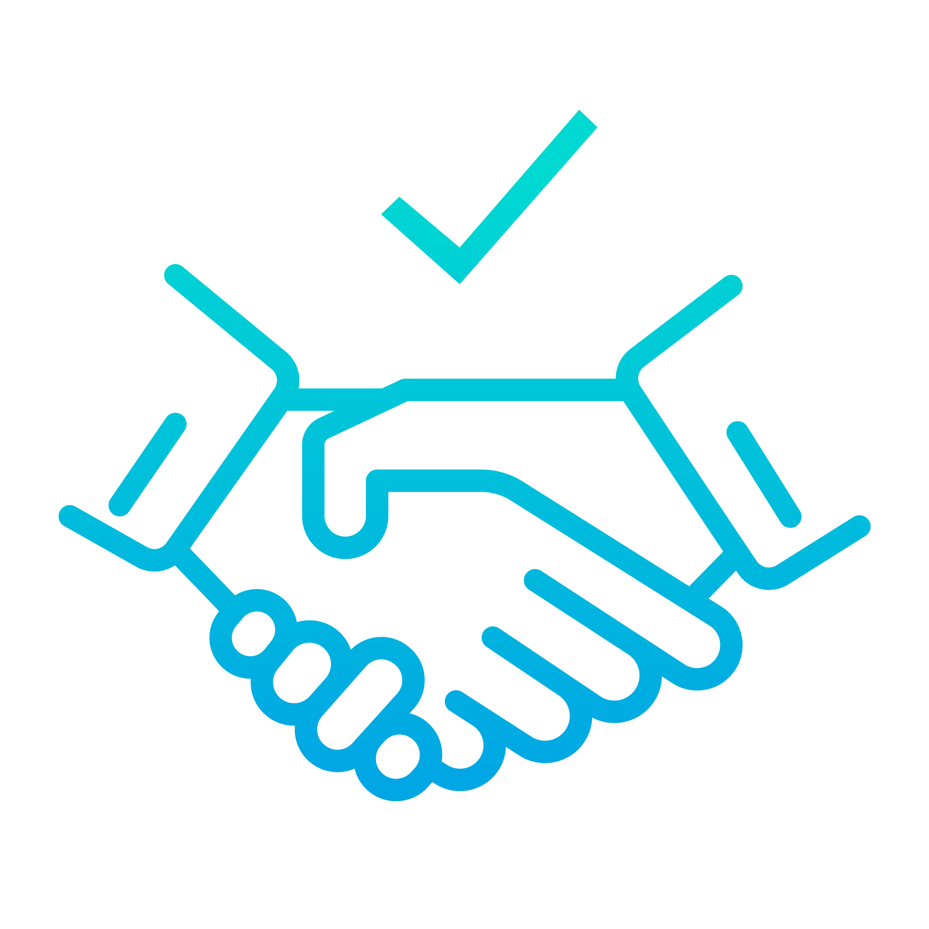 Gradient Blue Dakota Icons_Handshake Relationship