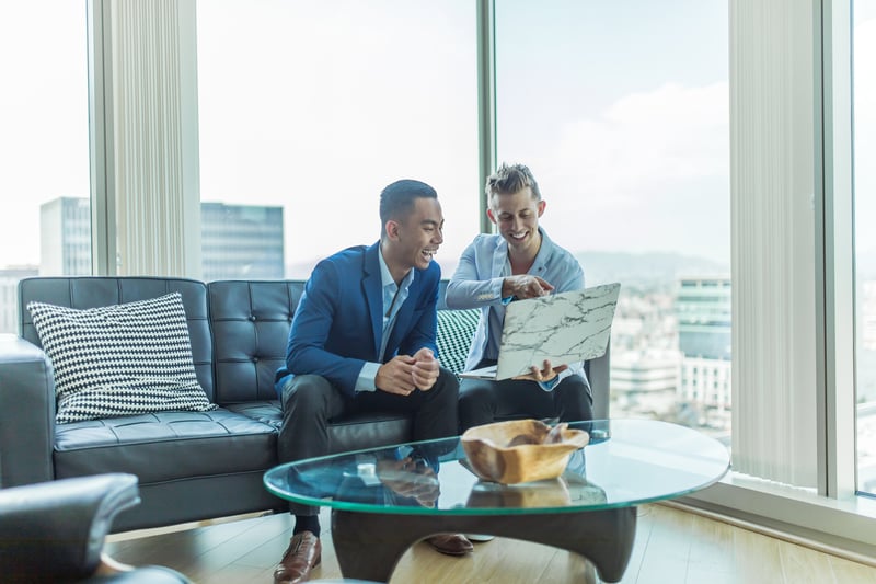 men consulting