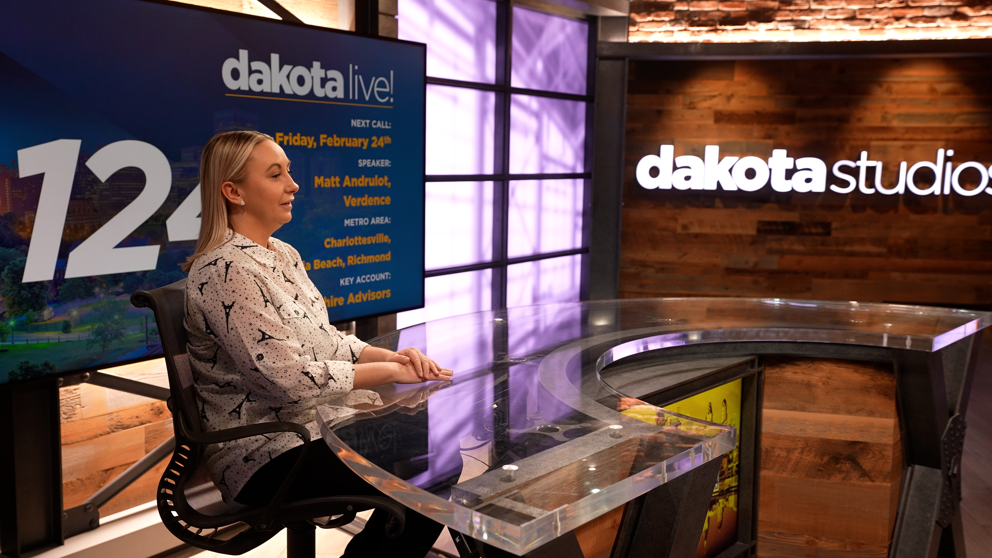Dakota Live! anchor desk