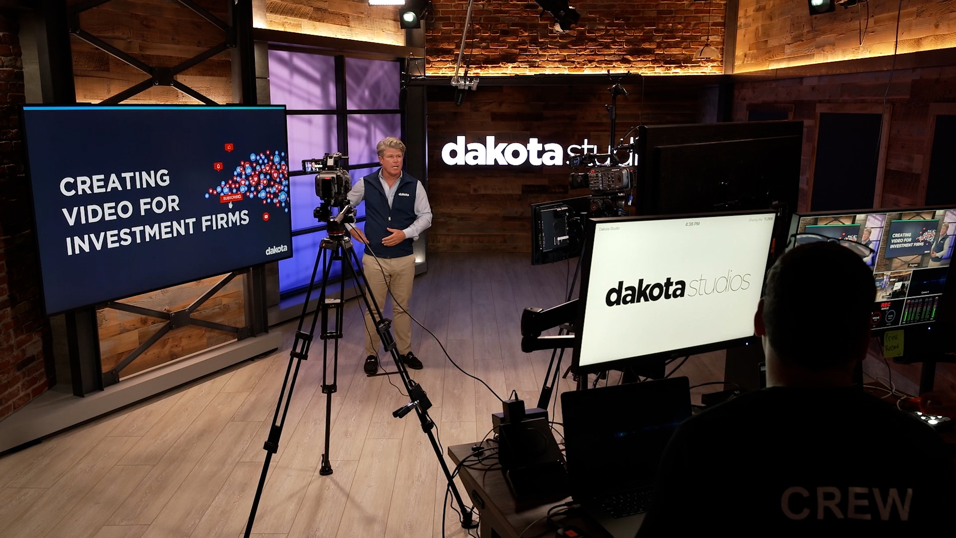 Gui Costin presenting at Dakota Studios